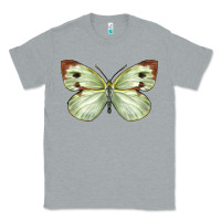 Heather Grey Cabbage Butterfly Classic Tee - LillyAllenDesigns