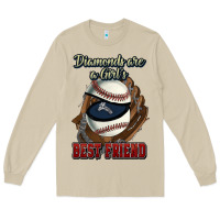 Mushroom Diamonds are a girl's best friend Baseball Long Sleeve Tee - HowdyJamesFarm