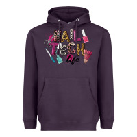 Plum Nail Tech Life Heavyweight Hoodie - LillyAllenDesigns
