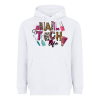 White Nail Tech Life Heavyweight Hoodie - LillyAllenDesigns