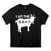 Black i am the g.o.a.t. greatest of all time athletics g Heavy Core Tee - tuanDangUi