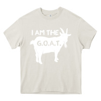 Cream i am the g.o.a.t. greatest of all time athletics g Heavy Core Tee - tuanDangUi