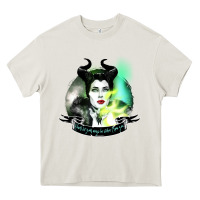 Cream maleficent Heavy Core Tee - tuanDangUi