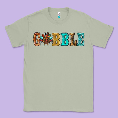 Gobble Thanksgiving Turkey Classic Tee Designed By Ranaportraitstore