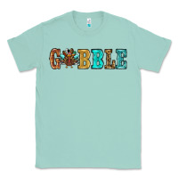 Seafoam gobble thanksgiving turkey Classic Tee - RanaPortraitStore