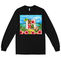 Black summer nana Long Sleeve Tee - TumblerDesignByShophia