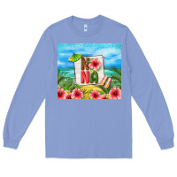 Colony Blue summer nana Long Sleeve Tee - TumblerDesignByShophia