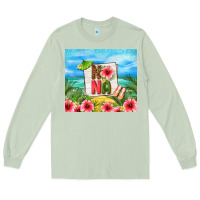 Matcha summer nana Long Sleeve Tee - TumblerDesignByShophia
