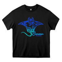 Black Cancun Sea Stingray Mexico Matching Family Vacatio Heavy Core Tee - tuanDangUi