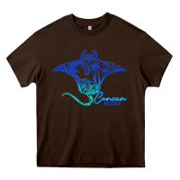 Chocolate Brown Cancun Sea Stingray Mexico Matching Family Vacatio Heavy Core Tee - tuanDangUi