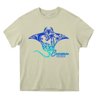 Mossy Cancun Sea Stingray Mexico Matching Family Vacatio Heavy Core Tee - tuanDangUi