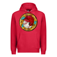 Cardinal baseball with sunflower round earrings Premium Hoodie - BundleAndBundleShop