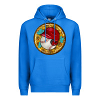 True Royal baseball with sunflower round earrings Premium Hoodie - BundleAndBundleShop