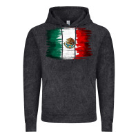 Vintage Black Mexican flag Vintage Hoodie - NancyCooperArtShop