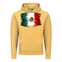 Vintage Mustard Mexican flag Vintage Hoodie - NancyCooperArtShop