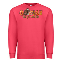 Cardinal Gobble Gobble Til You Wobble Premium Sweatshirt - LillyAllenDesigns