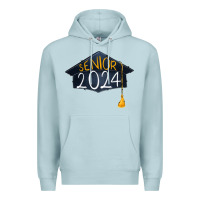 Blue Mist senior 2024 graduation Premium Hoodie - RanaPortraitStore