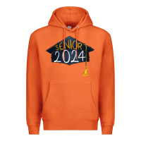 Carrot senior 2024 graduation Premium Hoodie - RanaPortraitStore