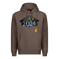 Coffee senior 2024 graduation Premium Hoodie - RanaPortraitStore