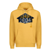 Mustard senior 2024 graduation Premium Hoodie - RanaPortraitStore