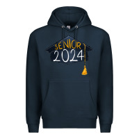 Navy senior 2024 graduation Premium Hoodie - RanaPortraitStore