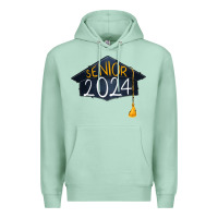 Seafoam senior 2024 graduation Premium Hoodie - RanaPortraitStore