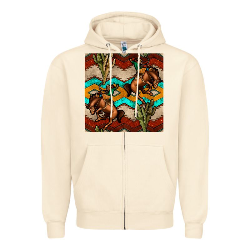 Native American Aztec Seamless Pattern 5 Zipper Hoodie by BundleAndBundleShop | Teevron
