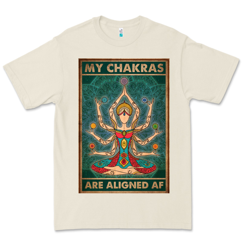 My Chakras Are Aligned Af Vintage Yoga Meditation Premium Tee by tuanDangUi | Teevron
