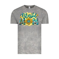 Cloud Rock Blessed Mom with Sunflowers Vintage Tee - texasbilliewilder