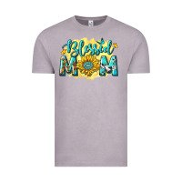 Vintage Zinc Blessed Mom with Sunflowers Vintage Tee - texasbilliewilder
