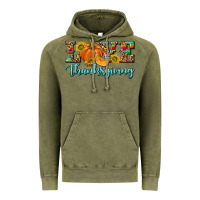 Vintage Olive Love Thanksgiving Vintage Hoodie - texasbilliewilder