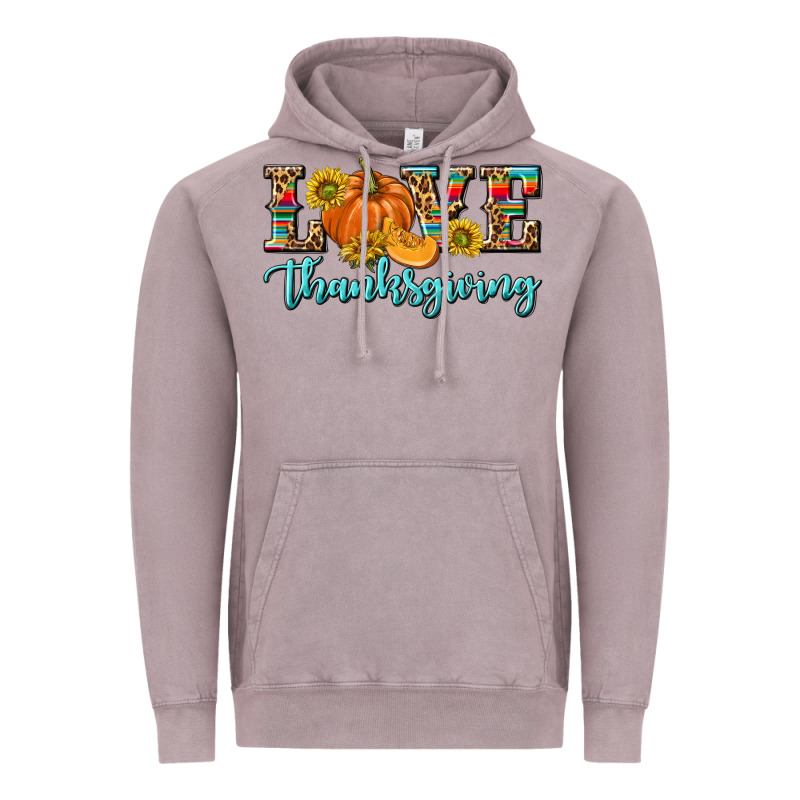 Love Thanksgiving Vintage Hoodie by texasbilliewilder | Teevron