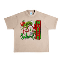 French Oak Christmas Character Nurse Urban Heavy Tee - NancyCooperArtShop