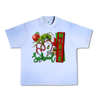 Grape Ice Christmas Character Nurse Urban Heavy Tee - NancyCooperArtShop