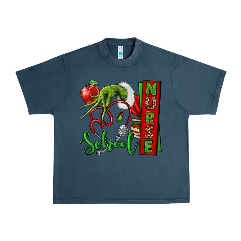 Christmas Character Nurse Urban Heavy Tee by NancyCooperArtShop | Teevron
