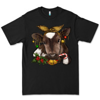 Black christmas baby cow Premium Tee - RanaPortraitStore