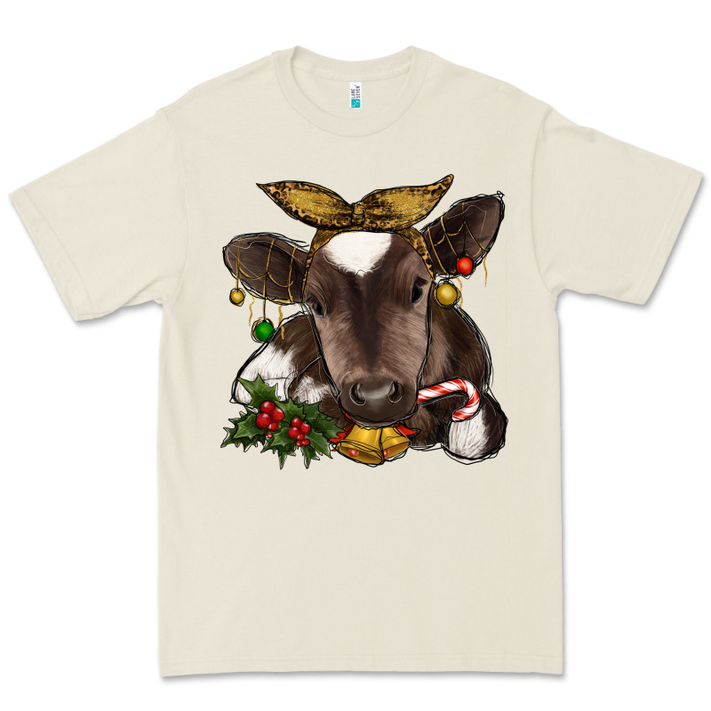 Christmas Baby Cow Premium Tee by RanaPortraitStore | Teevron