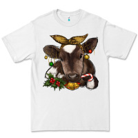 White christmas baby cow Premium Tee - RanaPortraitStore