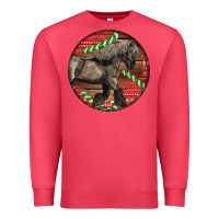Cardinal Belgian Horse Christmas Premium Sweatshirt - LillyAllenDesigns