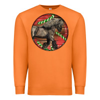 Carrot Belgian Horse Christmas Premium Sweatshirt - LillyAllenDesigns