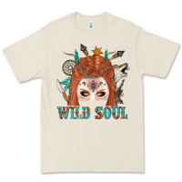 Bone Western İndian Wild Soul With Braid Hair Woman Premium Tee - BundleAndBundleShop