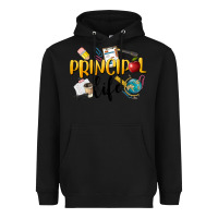 Black Principal Life Heavyweight Hoodie - LillyAllenDesigns