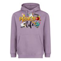 Lavender Principal Life Heavyweight Hoodie - LillyAllenDesigns