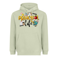 Matcha Principal Life Heavyweight Hoodie - LillyAllenDesigns