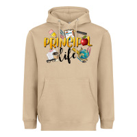 Mushroom Principal Life Heavyweight Hoodie - LillyAllenDesigns