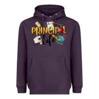 Plum Principal Life Heavyweight Hoodie - LillyAllenDesigns