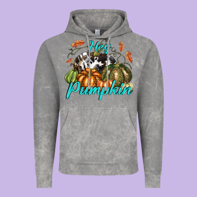 Hey Pumpkin Vintage Hoodie Designed By Texasbilliewilder