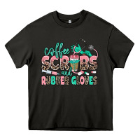 Asphalt coffee scrubs and rubber gloves Heavy Core Tee - MaliasSmallBusiness