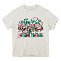 Cream coffee scrubs and rubber gloves Heavy Core Tee - MaliasSmallBusiness