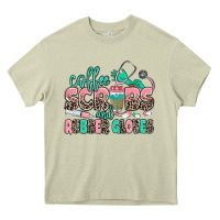 Mossy coffee scrubs and rubber gloves Heavy Core Tee - MaliasSmallBusiness